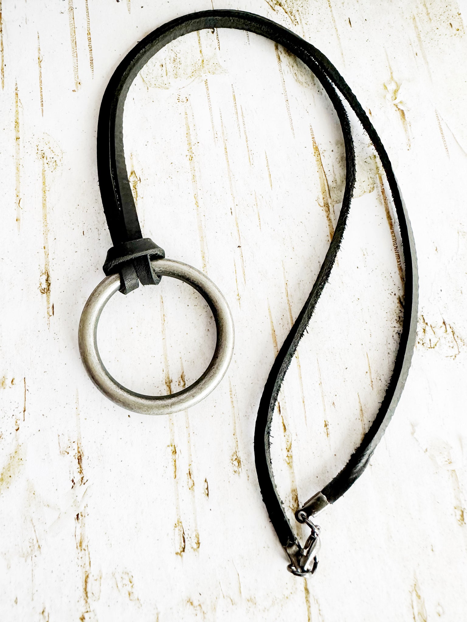 Buy Trollbeads Leather Necklace with Plain Lock | Black Color Women | AJIO  LUXE